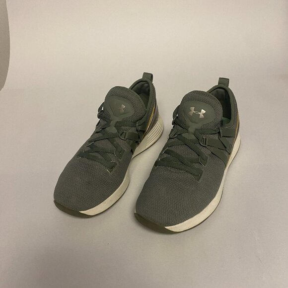 Under Armour Breathe Trainer Green Sneaker Size 7 ART NO.3020282-300 Rare Sample - Picture 1 of 14